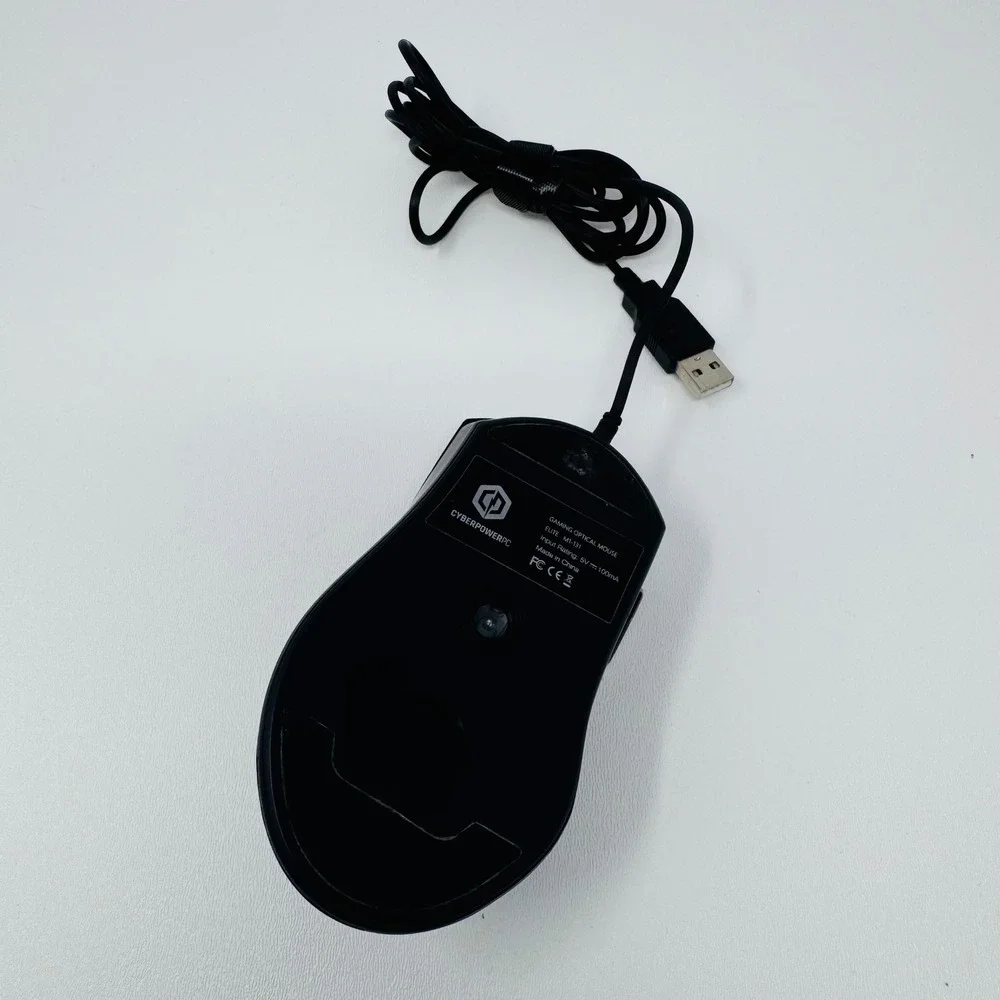 CyberPowerPC‎ Elite M1-131 Gaming Optical Mouse Wired USB Black 7 Buttons